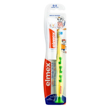 Elmex Lern Children's toothbrush soft (0-2 years), yellow