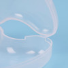 Case for storage of caps, orthodontic structures, removable dentures
