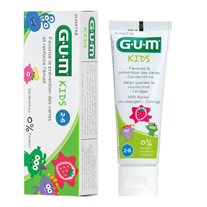GUM Kids Дитяча зубна паста зі смаком полуниці (від 2 до 6 років), 50 мл