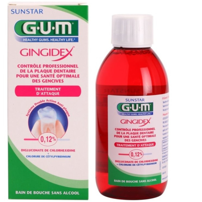 G.U.M Gingidex 0,12% ополіскувач для порожнини рота, 300 мл