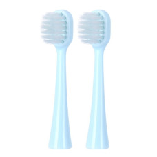 Happy Rabbit Nozzles for children's electric toothbrush Blue, 2 pcs