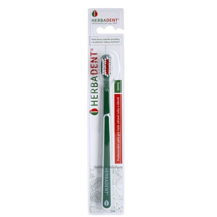 HerbaDent Soft Toothbrush is soft