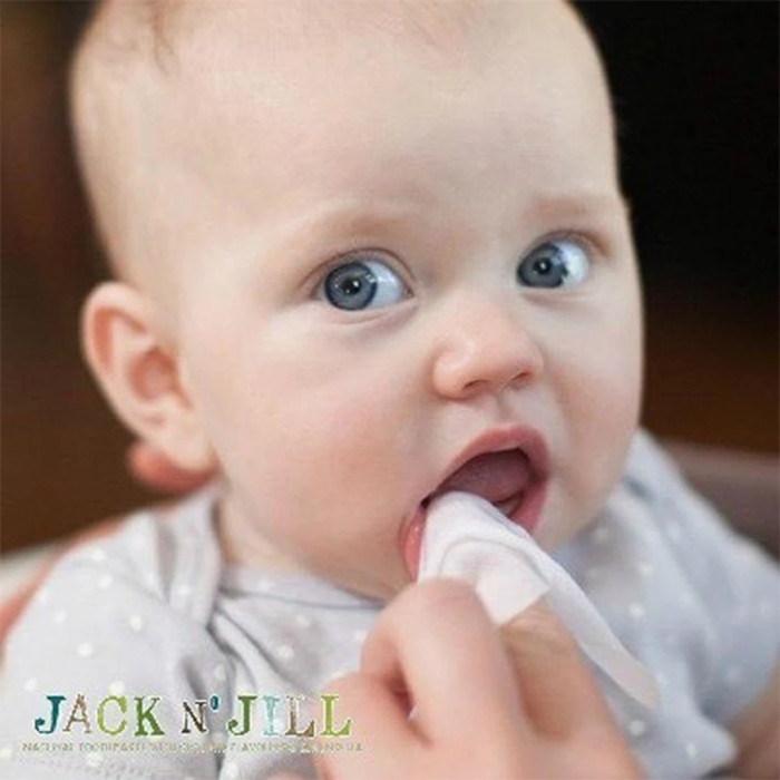 Jack n Jill Дитячі серветки для зубів і порожнини рота, 25 шт