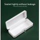 Container for storage of a face mask, white