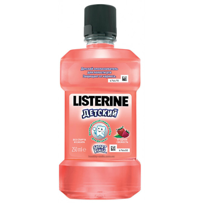 Listerine Детский ополаскиватель для полости рта, 250 мл
