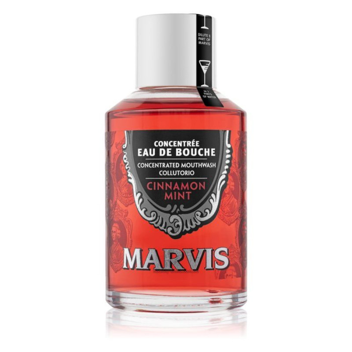 Marvis Cinnamon Mint Mouthwash Concentrate, 120 ml