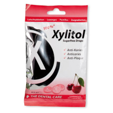 Miradent Xylitol Drops lollipops with xylitol, cherry flavor, 26 pcs