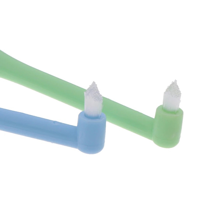Монопучкова зубна щітка, синя