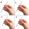 A set of tools for removing pimples, blackheads, acne, black, 4 pcs