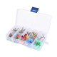 Set of brushes for polishing teeth, nylon, colored, 100 pcs