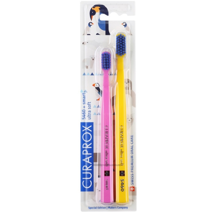 Set of toothbrushes Curaprox Ultrasoft CS 5460 + Smart CS 7600