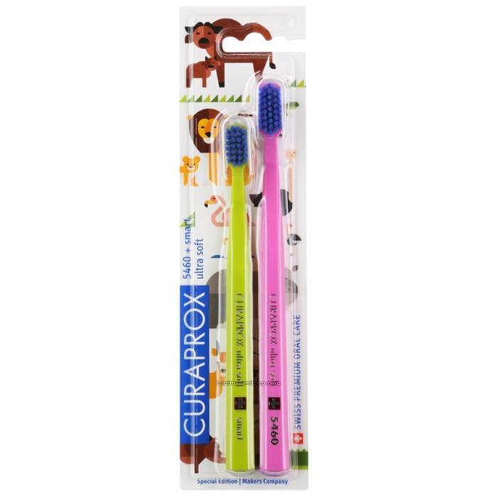 Set of toothbrushes Curaprox Ultrasoft CS 5460 + Smart CS 7600