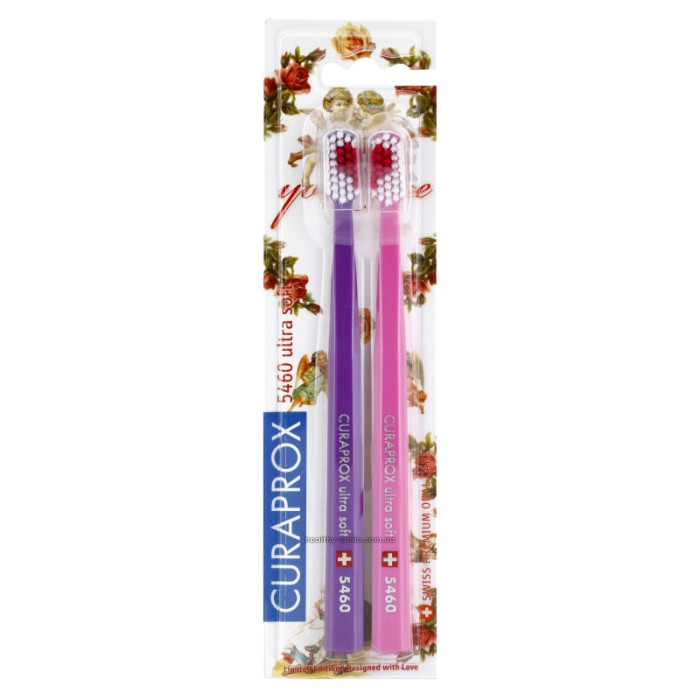 Set of toothbrushes Curaprox Ultrasoft CS 5460 Love 2 pcs