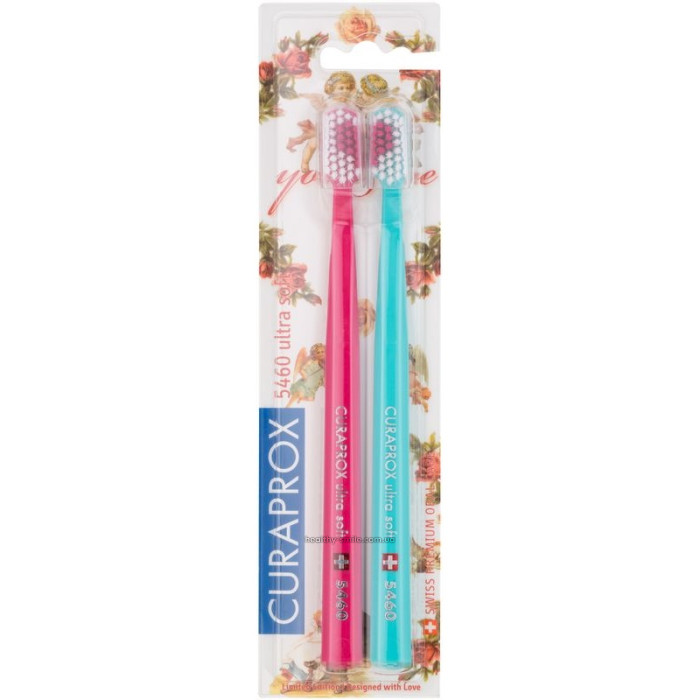 Set of toothbrushes Curaprox Ultrasoft CS 5460 Love 2 pcs