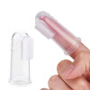 Fingertip children's toothbrush for toddlers + transparent case