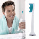 Nozzles for electric toothbrush Philips Sonicare, white 4 pcs.