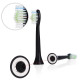 Nozzles for electric toothbrush Philips Sonicare, black 4 pcs.