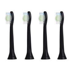Nozzles for electric toothbrush Philips Sonicare, black 4 pcs.