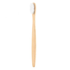 Newday bamboo toothbrush, medium hardness, white