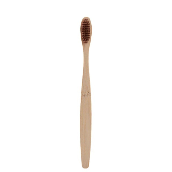 Newday бамбукова зубна щітка, середньої жорсткості, коричнева