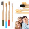 Newday bamboo toothbrush soft red