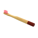 Newday kids children's bamboo soft toothbrush, Red