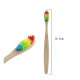 Newday kids children's bamboo toothbrush, soft, colorful