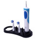 Stand for electric toothbrush oral-b and 4 nozzles, Black