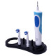 Підставка для електричної зубної щітки oral-b і 4 насадок, Чорна