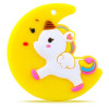 Teether unicorn, yellow