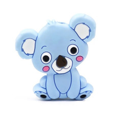 Teether in the shape of a koala, blue