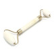 Roller facial massager jade, white
