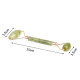 Roller facial massager jade, white