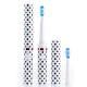 Seago SG-923 Portable electric toothbrush, white polka dot