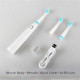 SEAGO SG-958 ultrasonic toothbrush, white