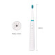 SEAGO SG-958 ultrasonic toothbrush, white