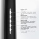 SEAGO SG-958 ультразвуковая зубная щетка 8 сменных насадок, черная