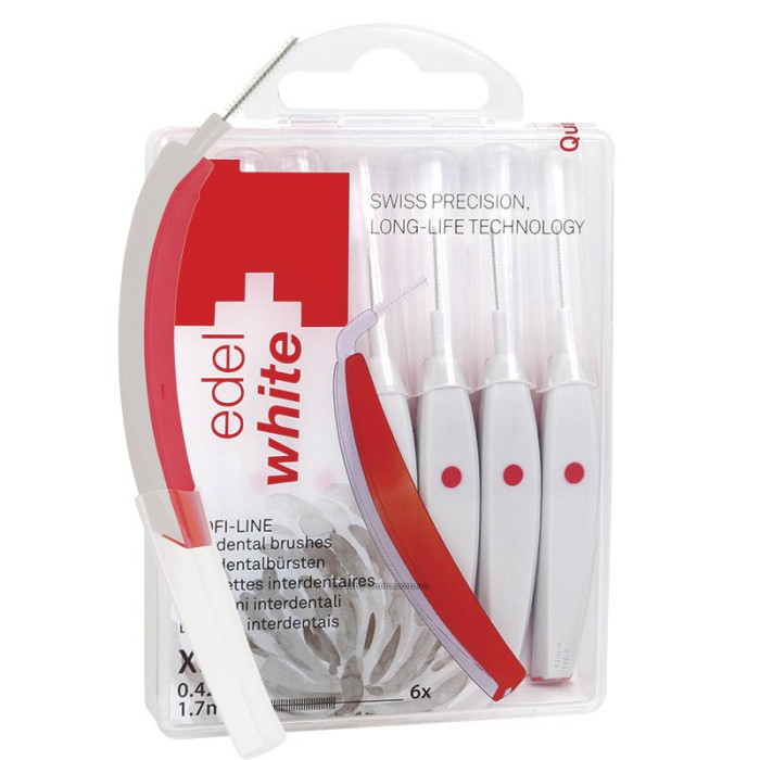 Щітки Profi-Line для міжзубних проміжків Edel White XS, 6 шт