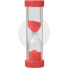 Skandia Denta hourglass - timer for brushing teeth, 2 min, Red