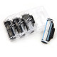 Replaceable razor cartridges Gillette Mach 3, 4 pcs