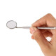 Stainless steel dental mirror