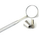 Stainless steel dental mirror