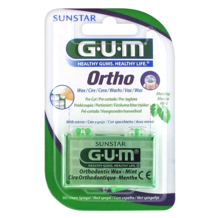 Sunstar Gum USA Orthodontic wax Mint