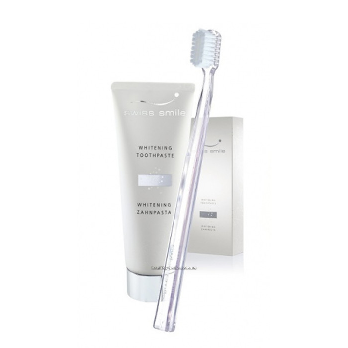 Swiss Smile Day Whitening Toothpaste and Brush Set