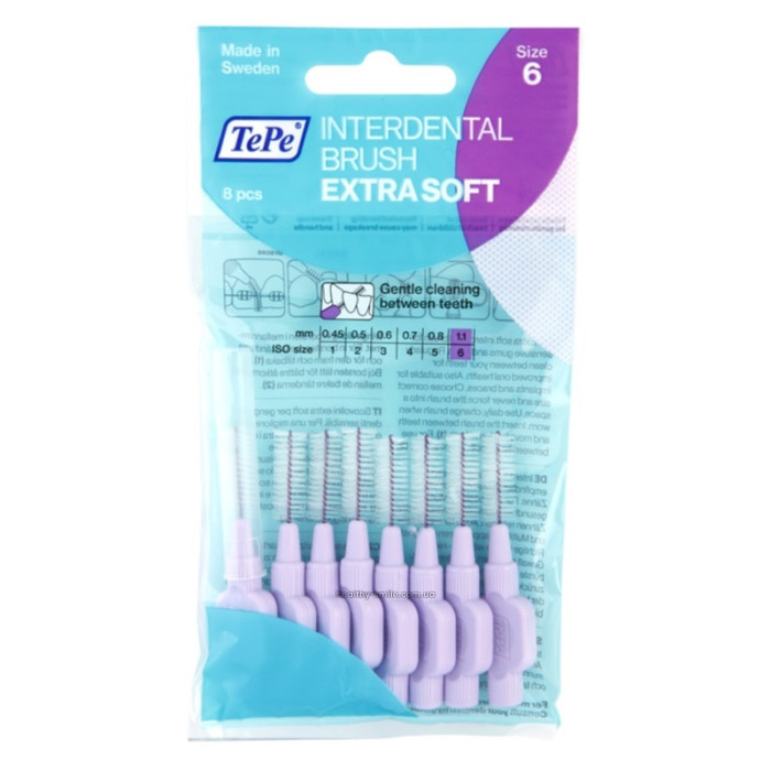 TEPE Interdental Brush Extra Soft 1.1 mm interdental brushes 8 pcs