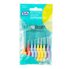 TEPE Interdental Brush Extra Soft mixed interdental brushes 8 pcs