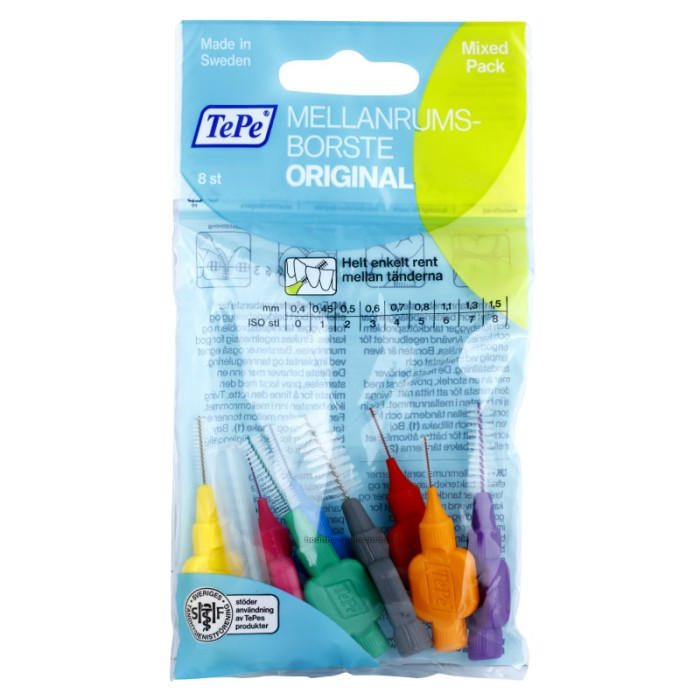 TEPE Interdental Brush Original mixed міжзубні щіточки 8 шт