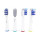 TriZone EB-30A STOCK - CA, USA 4 шт. Nozzles for the ORAL-B electric toothbrush