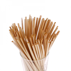Tubules for drinks from ecologically pure straw long, 100 pieces.