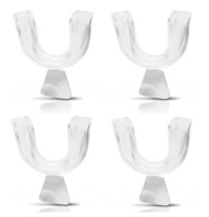 Universal heat-shrinkable caps for bleaching, application of gels, from bruxism 4 pcs